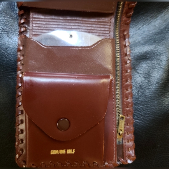 Calfskin genuine leather vintage wallet NEVER USED - Picture 4 of 8